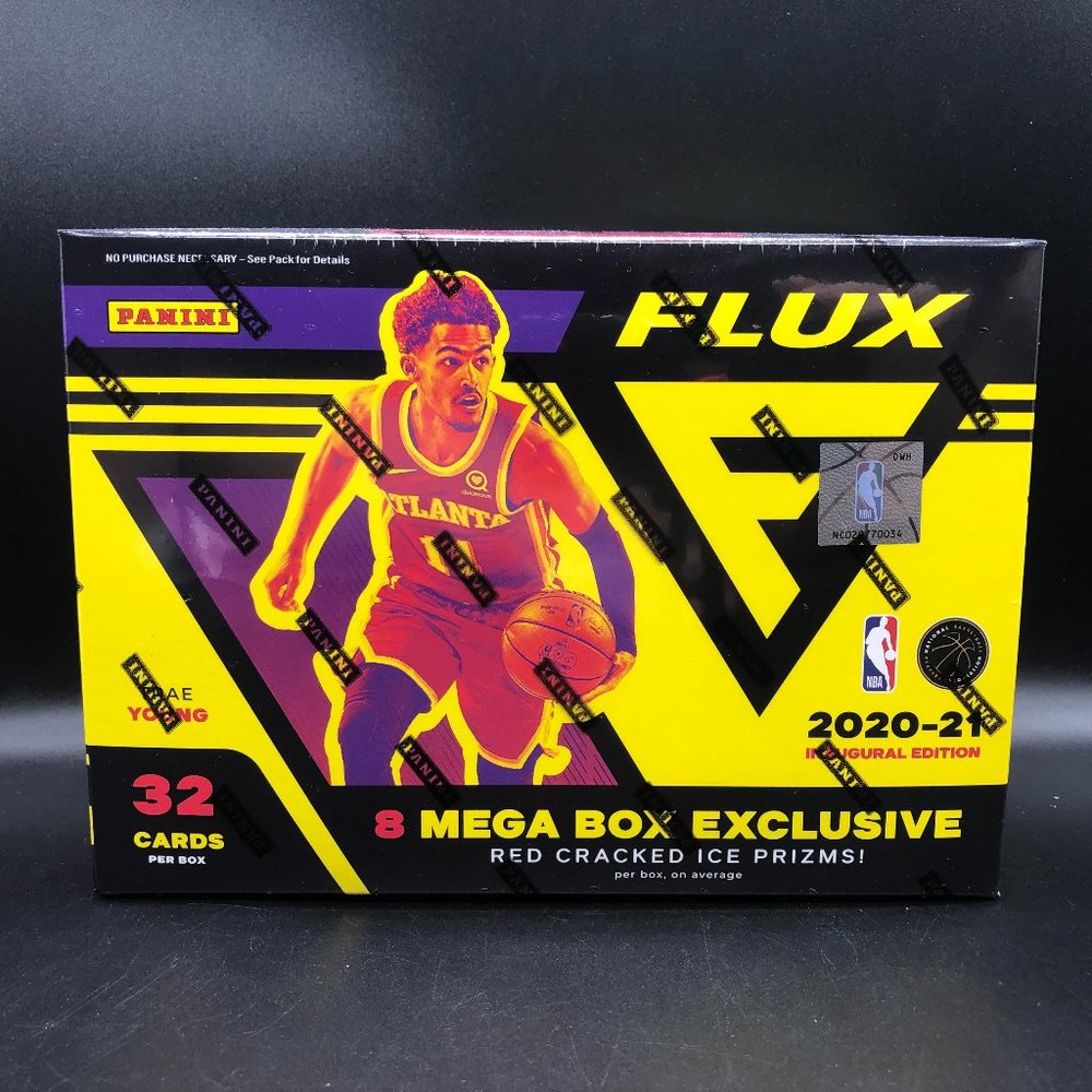 2020/21 Panini Flux Basketball Mega Box (Red Cracked Ice Prizms!)